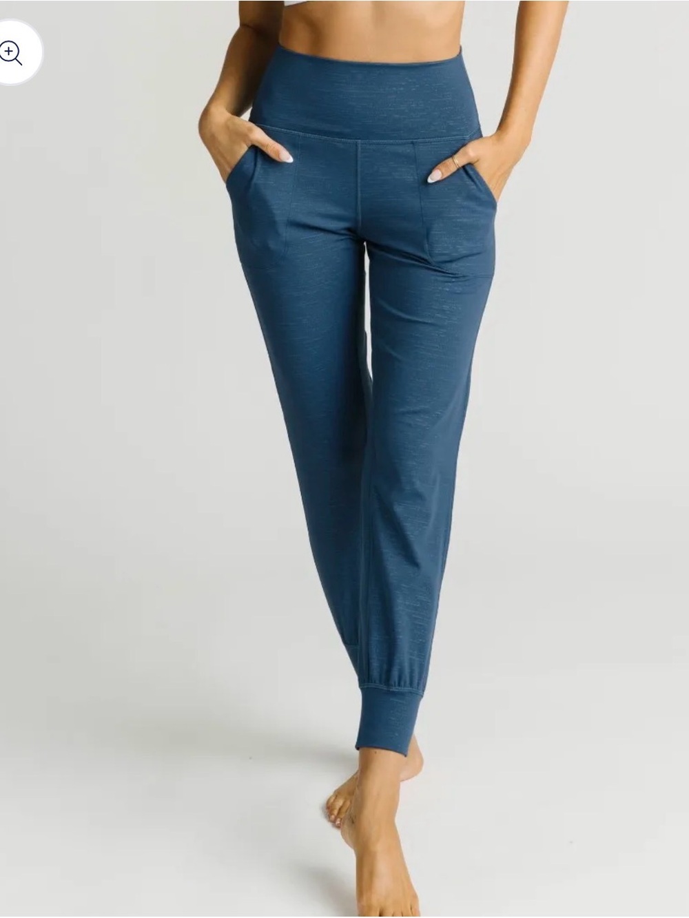 💙 Zyia Bright Navy Messenger Joggers – New With Tags